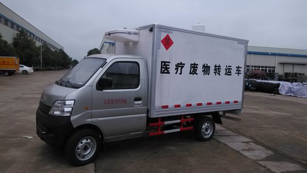 宁夏医疗废物处置中心收集半吨医疗废物的专用运输车配置解析